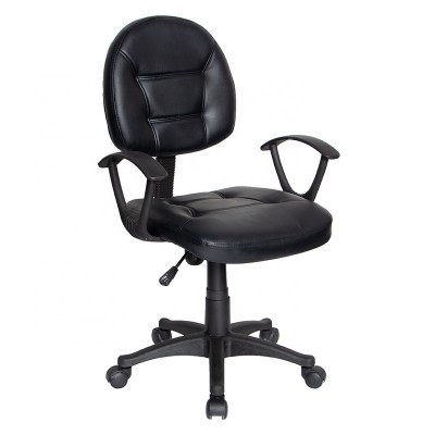 PU leather with backrest small cheap office chair