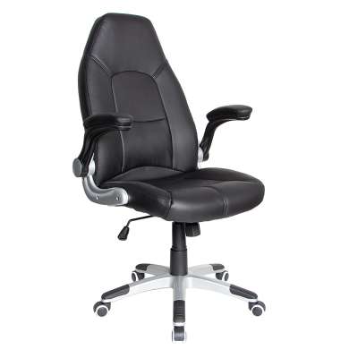 Flip-up Arms Task Swivel Office Chair PU Leather Popular Computer Chair